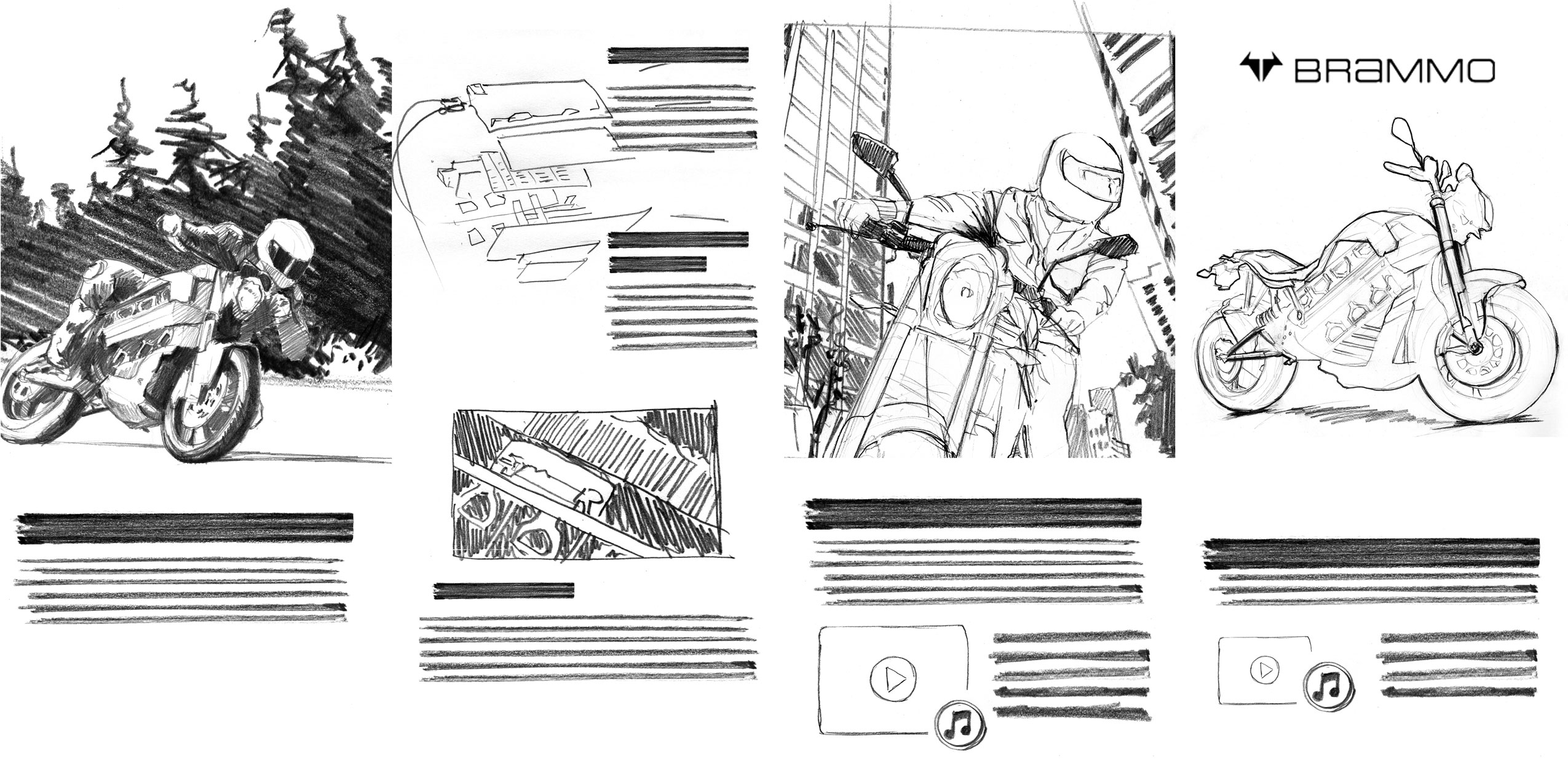 Brammo Motorcycle brochure initial flow (back side) pitch